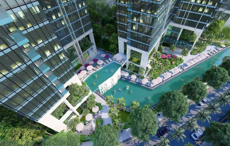 can ho sunshine city sai gon quan ck - Sunshine City Sài Gòn Hồ bơi vô cực tại khu căn hộ Sunshine City Quận 7