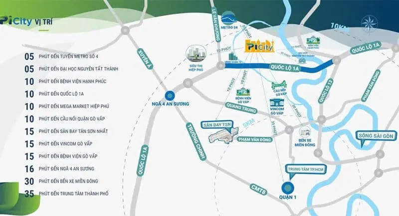 picity high park quan chinh sach amp bang - Picity High Park Dự án PiCity High Park Q12 sở hữu cho mình vị trí tọa lạc tại đường Thạnh Xuân 13 - Phường Thạnh Xuân - Quận 12 – TP Hồ Chí Minh