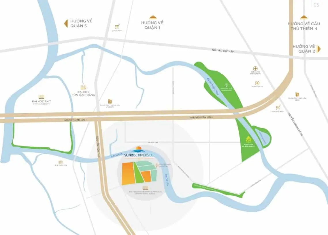 can ho van phong sunrise riverside – cap nhat moi - Sunrise Riverside Vị trí dự án Sunrise Riverside