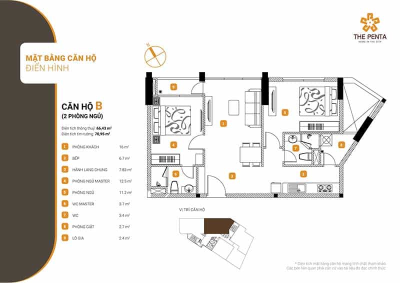 Căn Hộ The Penta 5 Mặt Bằng Căn Hộ Penta