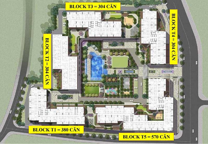 Mặt bằng Căn hộ Akari City