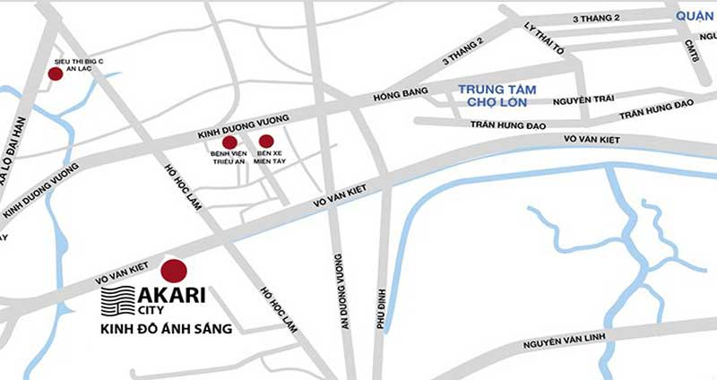 Vị trí Akari City