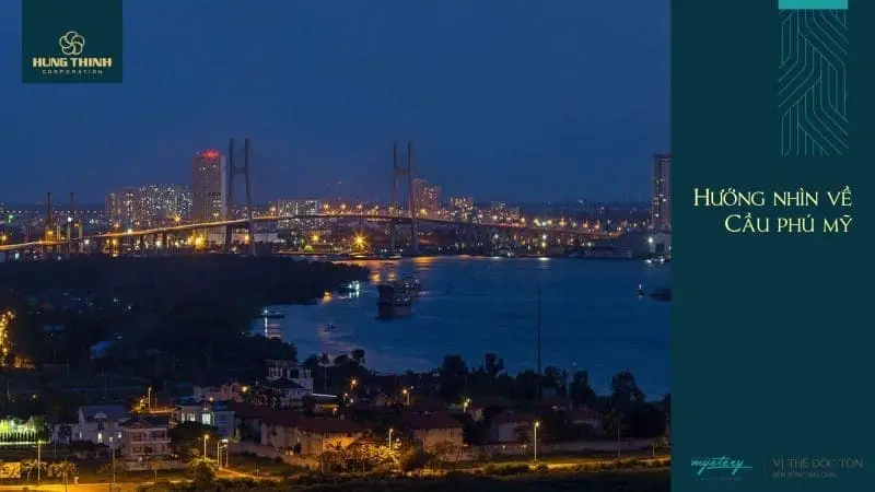 saigon mystery villas bang gia gio hang chu dau - SAIGON MYSTERY VILLAS Góc nhìn từSaigon Mystery Villas sang cầu Phú Mỹ