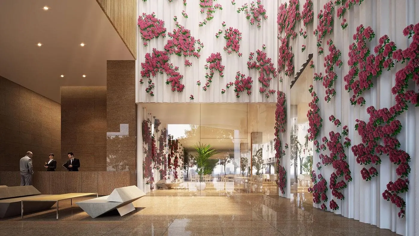 can ho waterina suites quan gia cao co nen - Waterina Suites sanh lounge can ho waterina suites