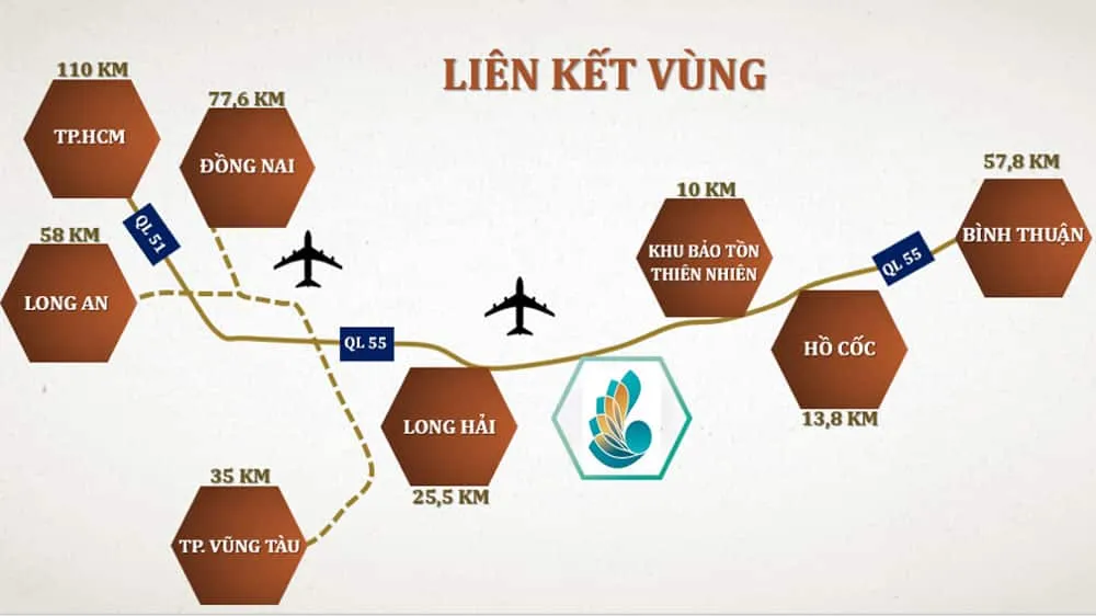du an ho tram complex khu phuc hop can - Hồ Tràm Complex Liên kết vùng của dự án Hưng Thịnh Hồ Tràm