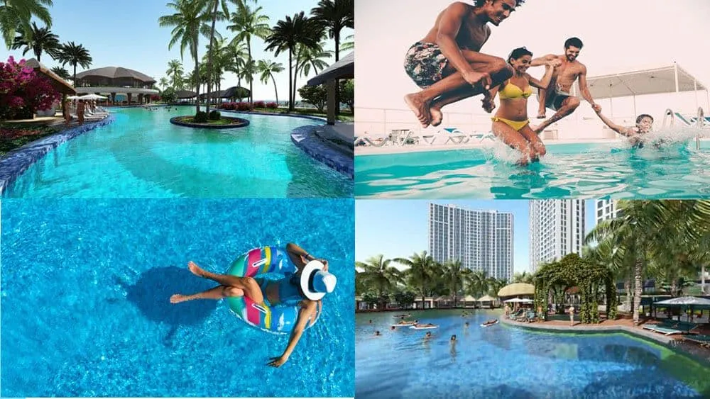 du an ho tram complex khu phuc hop can - Hồ Tràm Complex Tiện ích hồ bơi