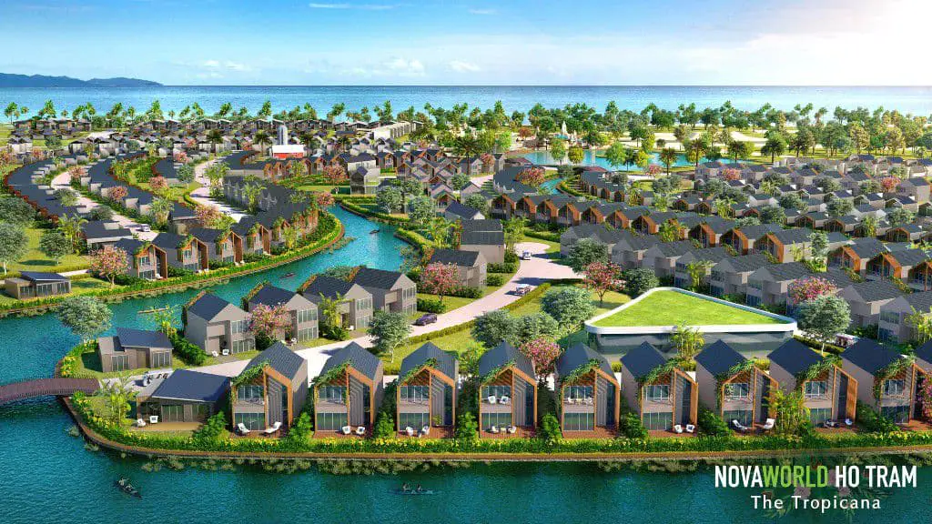 biet thu novaworld ho tram - NovaWorld Hồ Tràm Phối cảnh biệt thự dự án Nova World Hồ Tràm