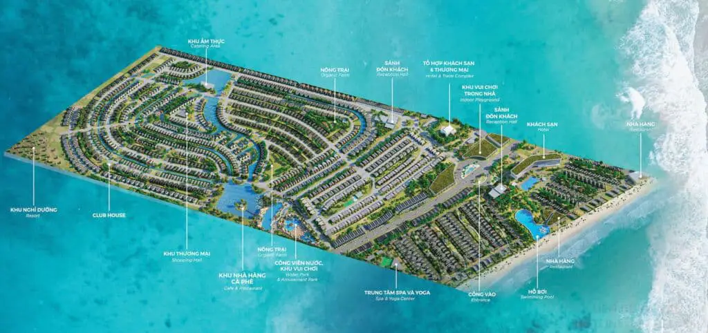 mat bang du an novaworld ho tram x - NovaWorld Hồ Tràm Mặt bằng phối cảnh dự án NovaWorld Hồ Tràm