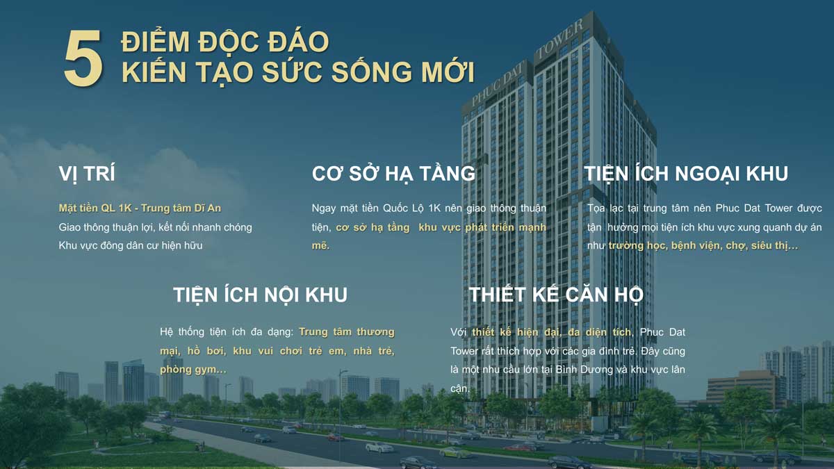 PHÚC ĐẠT TOWER 5 diem doc dao tai phuc dat tower - PHÚC ĐẠT TOWER