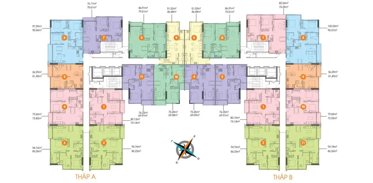 mat bang tang du uan can ho de capela quan - DE CAPELLA QUẬN 2 mat bang tang 5 6 7 du uan can ho de capela quan 2 - DỰ ÁN CĂN HỘ DE CAPELLA QUẬN 2