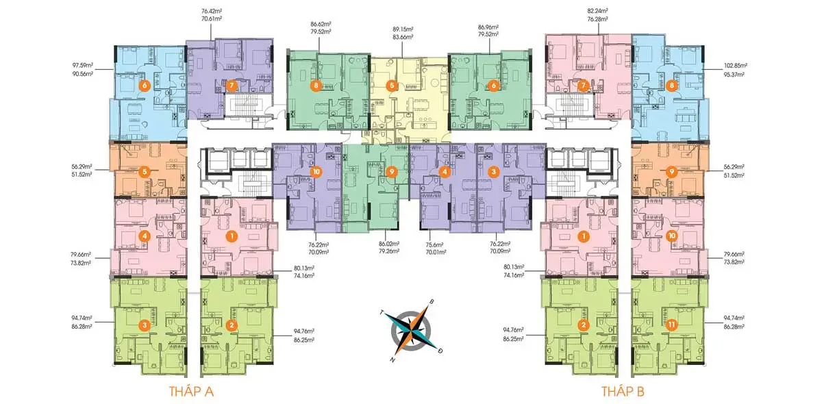 mat bang tang du uan can ho de capela quan - DE CAPELLA QUẬN 2 mat bang tang 8 21 du uan can ho de capela quan 2 - DỰ ÁN CĂN HỘ DE CAPELLA QUẬN 2