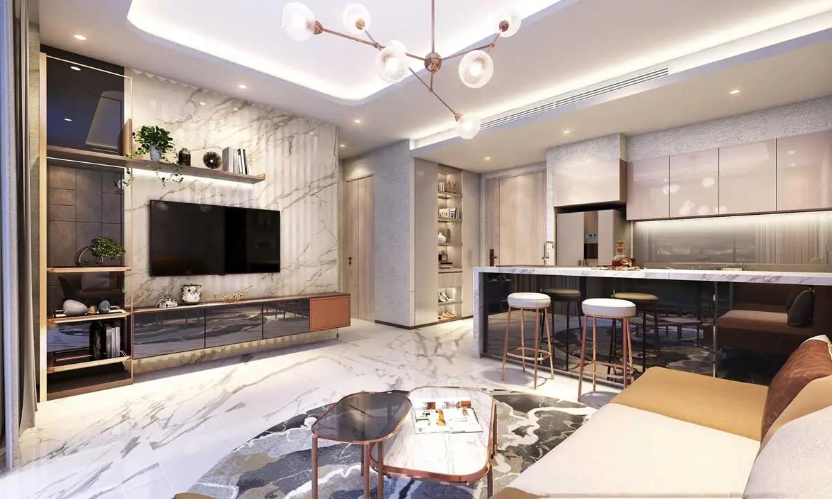 phong khach can ho thao dien green towers quan - Thảo Điền Green Towers phong khach can ho thao dien green towers quan 2 - Thảo Điền Green Towers Quận 2