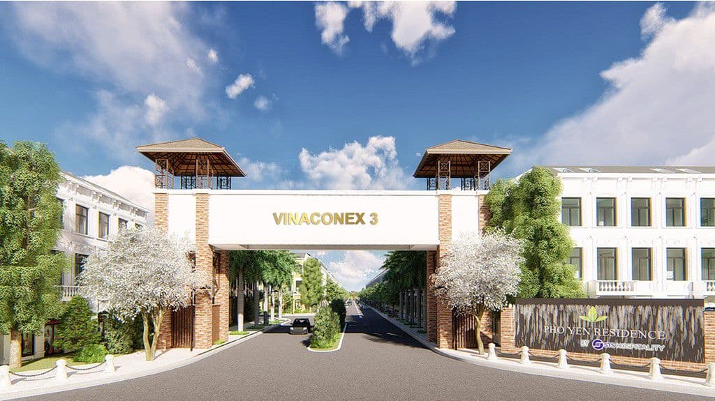 Crown Villas 7 Cổng Chào Khu Dân Cư Vinaconex 3 Phổ Yên Residence - Dự Án Biệt Thự Crown Villas