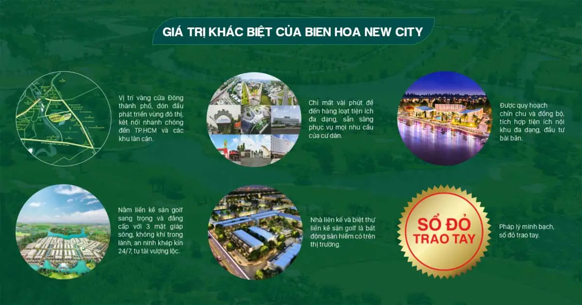 BIỆT THỰ BIÊN HÒA NEW CITY gia tri khac biet cua bien hoa new city - BIỆT THỰ BIÊN HÒA NEW CITY