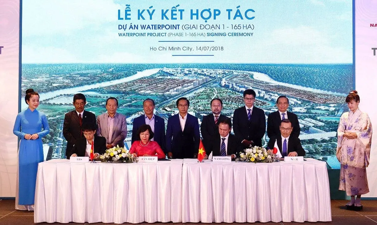 le ky ket hop tac phat trien du an waterpoint - WATERPOINT BẾN LỨC le ky ket hop tac phat trien du an waterpoint - DỰ ÁN WATERPOINT BẾN LỨC LONG AN NAM LONG