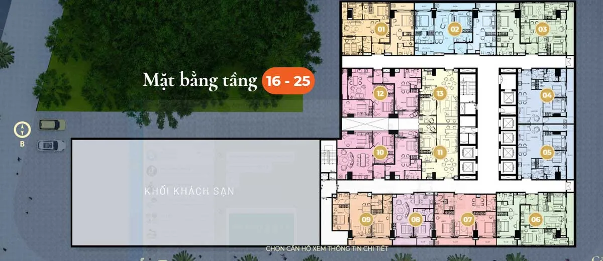 mat bang tang can ho the nature da nang - The 6Nature Đà Nẵng mat bang tang 16 25 can ho the 6nature da nang - The 6Nature Đà Nẵng