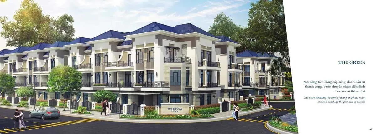 phoi canh khu the green du an verosa park - VEROSA PARK QUẬN 9 phoi canh khu the green du an verosa park - DỰ ÁN NHÀ PHỐ BIỆT THỰ VEROSA PARK QUẬN 9