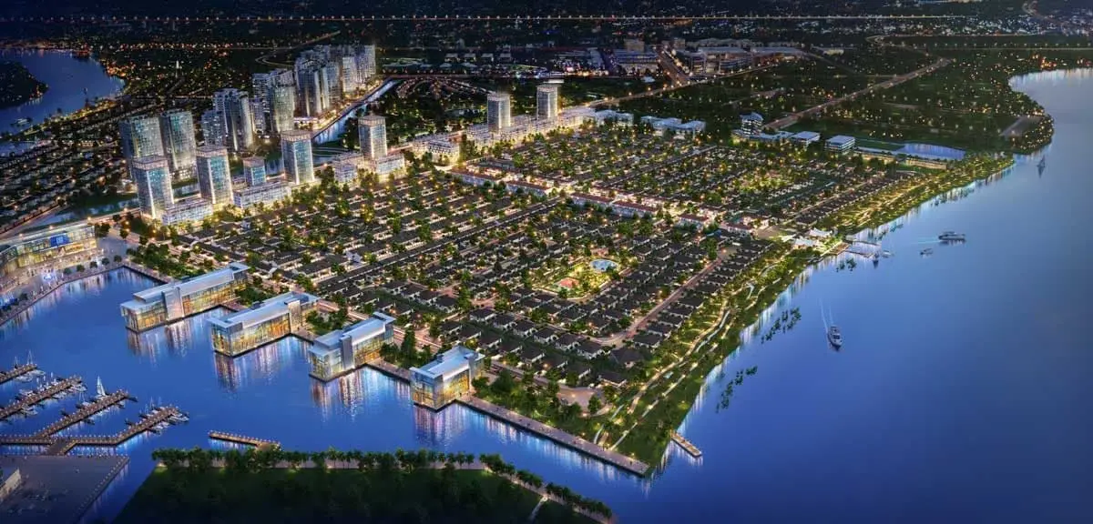 phoi canh tong the du an waterpoint - WATERPOINT BẾN LỨC phoi canh tong the du an waterpoint - DỰ ÁN WATERPOINT BẾN LỨC LONG AN NAM LONG