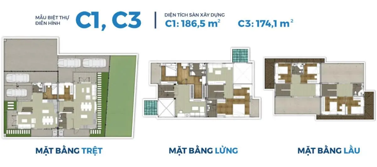 DỰ ÁN WATERPOINT BẾN LỨC LONG AN NAM LONG thiet ke biet thu waterpoint - DỰ ÁN WATERPOINT BẾN LỨC LONG AN NAM LONG