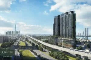 Phối cảnh tổng thể dự án căn hộ Masteri Lumière Riverside Quận 2
