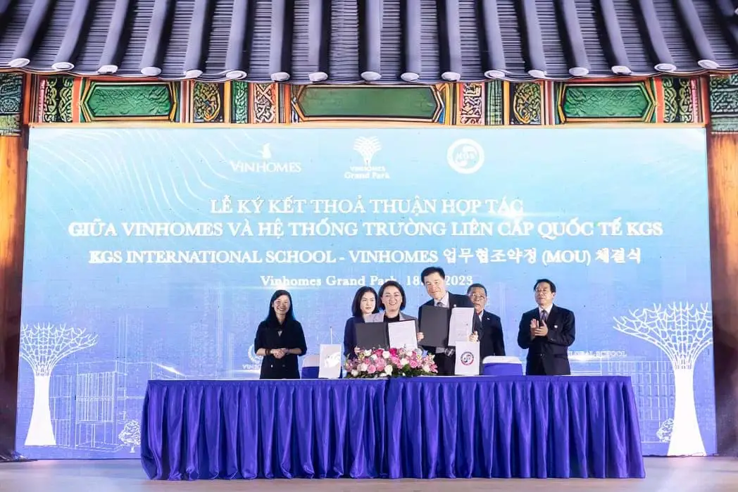 Bến đỗ lý tưởng của cộng đồng quốc tế tại TP.HCM 4 Ttruong quoc te Han Quoc KGS se som ra mat tai Vinhomes Grand Park