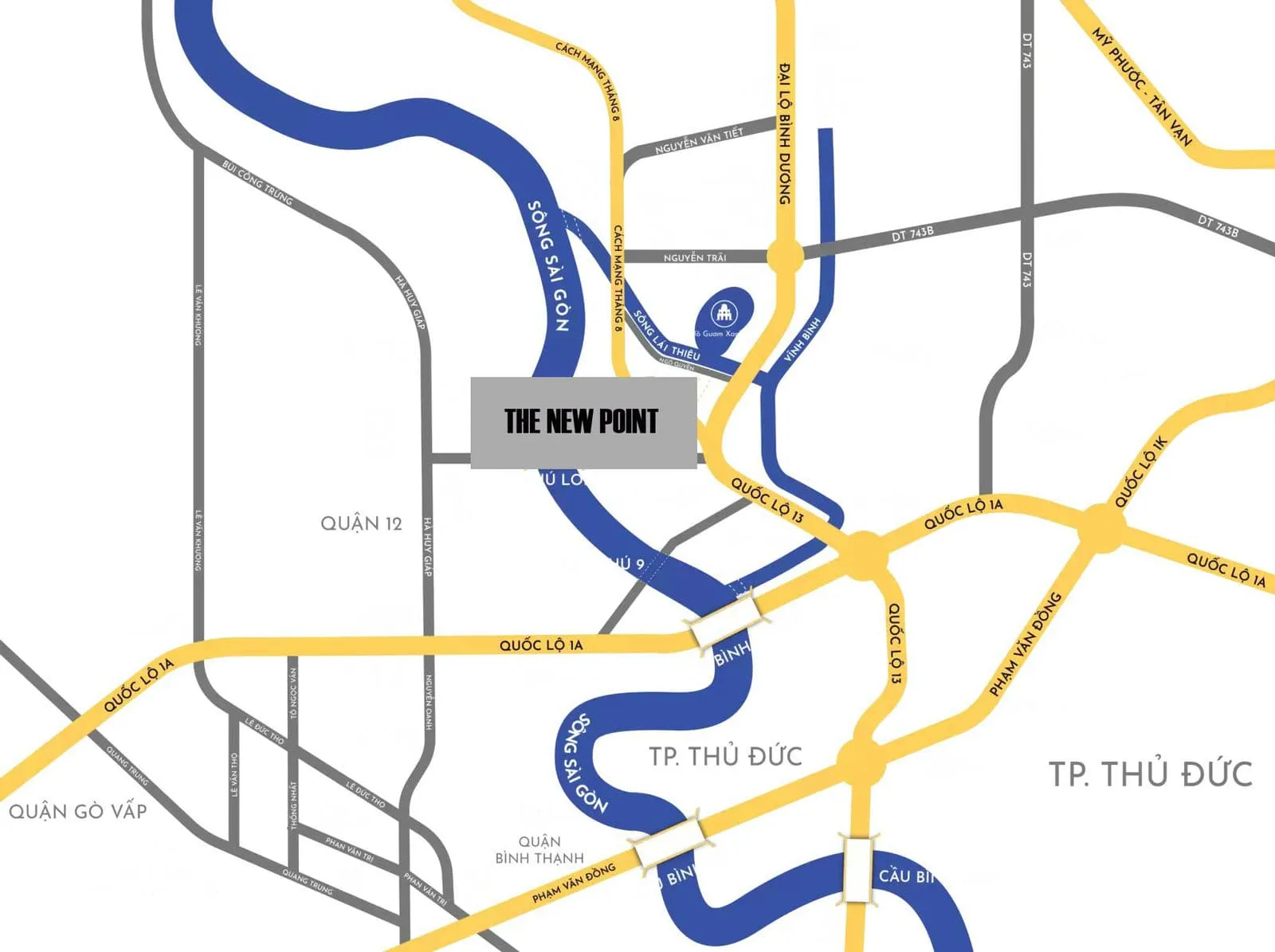 The New Point 2 Vị Trí The New Point Thuận An Bình Dương