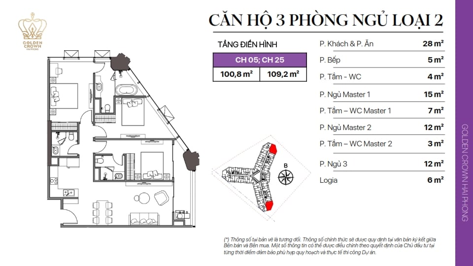 Thiet ke Can ho Golden Crown 11 - Golden Crown Hải Phòng