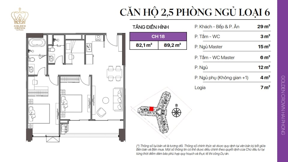 Thiet ke Can ho Golden Crown 9 - Golden Crown Hải Phòng