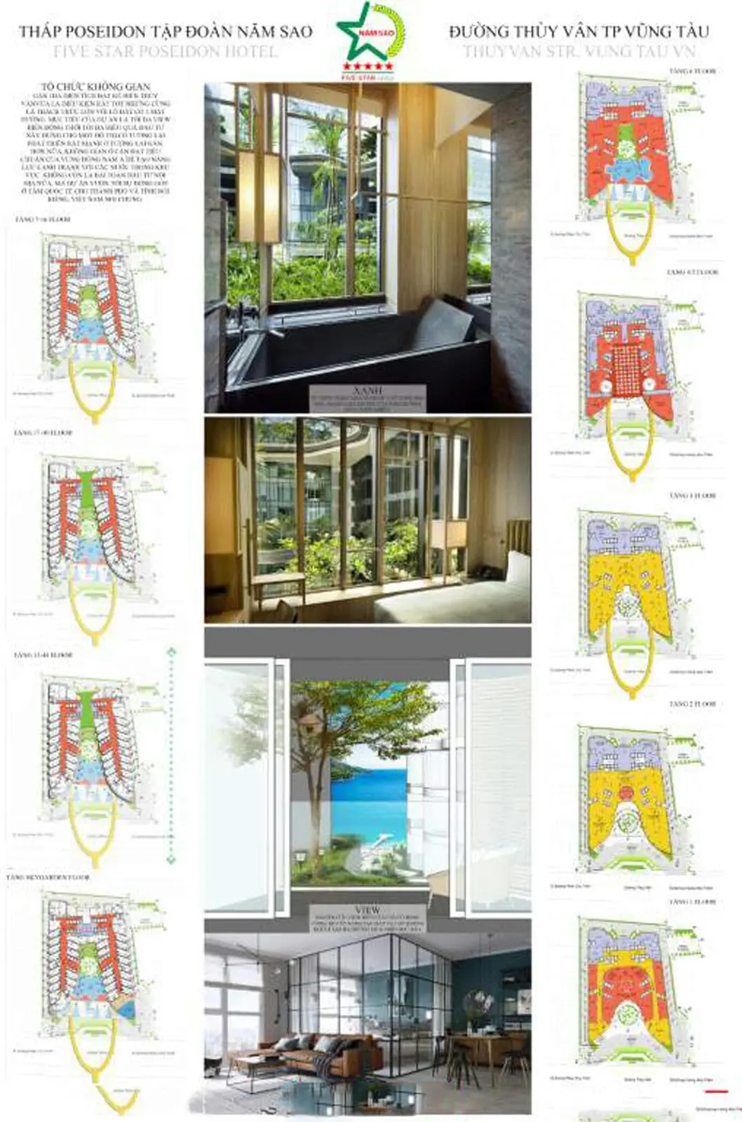 Fivestar Poseidon 4 Mặt bằng Dự án Căn hộ Fivestar Poseidon Vũng Tàu