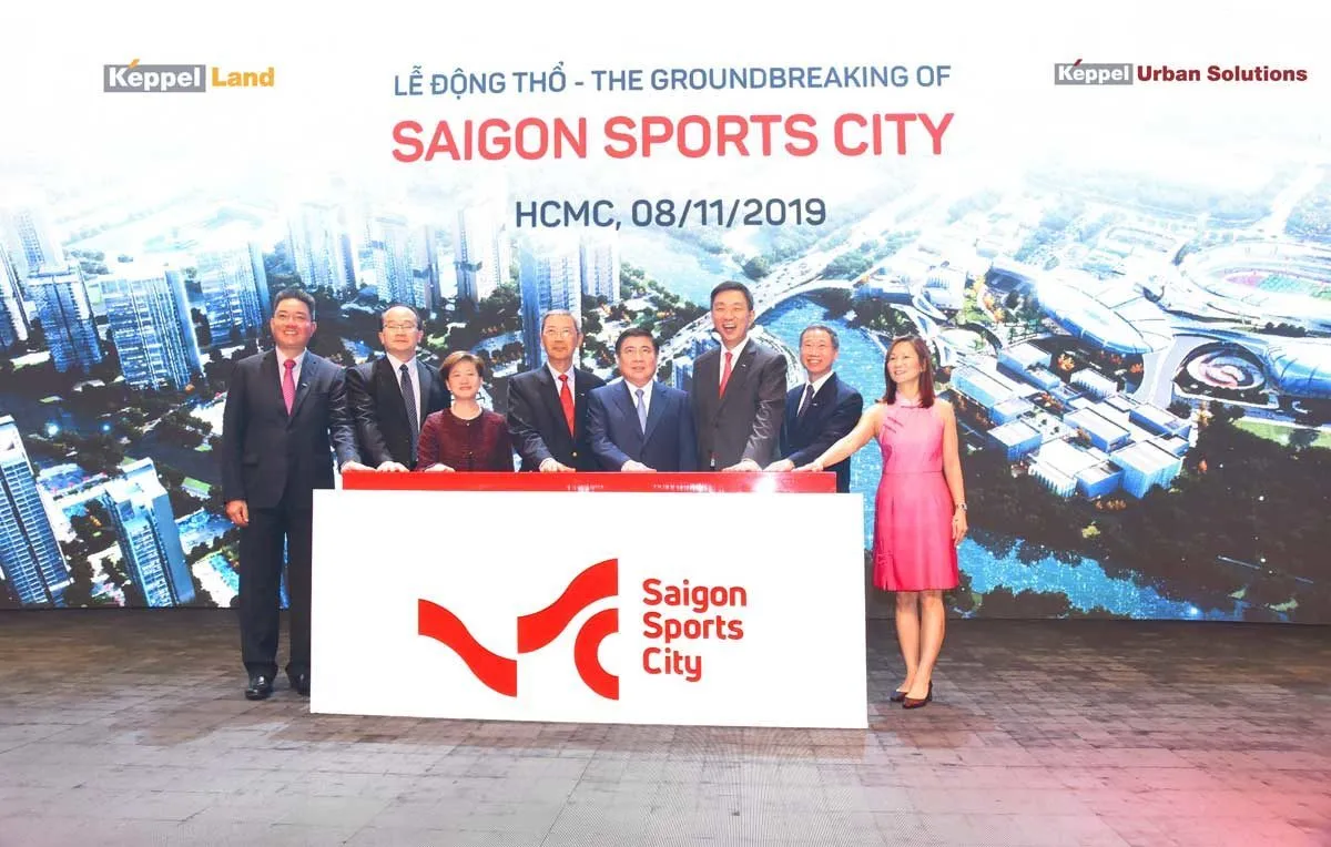SAIGON SPORTS CITY QUẬN 2 3 Lễ động thổ Dự án 4.300 căn hộ Saigon Sports City