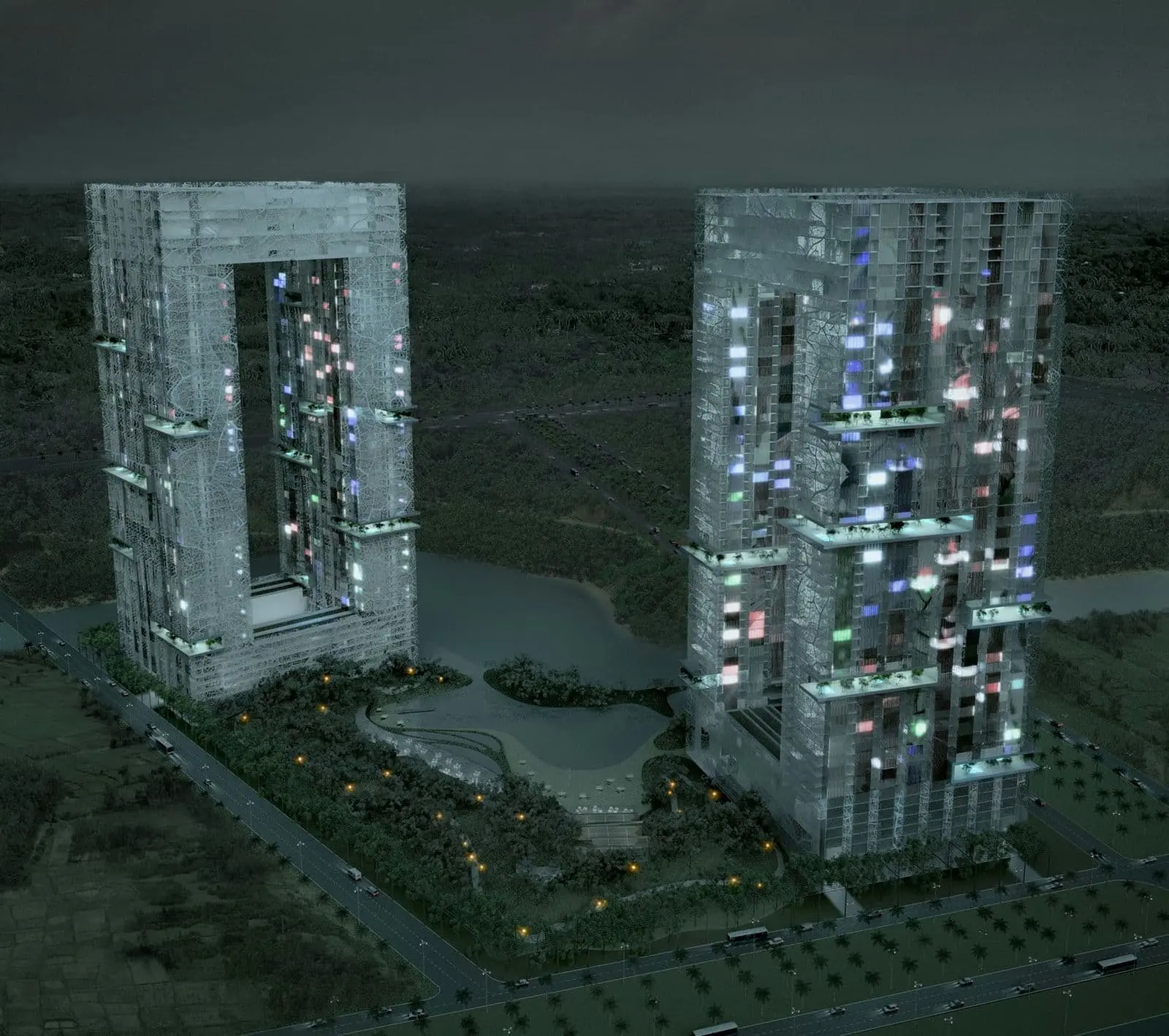 The Siamese Towers the siamese towers 1 1 - The Siamese Towers