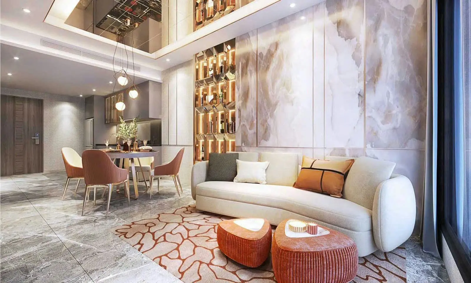 Picity Sky Park 24 Phòng khách Nhà mẫu Picity Sky Park