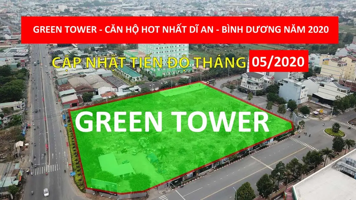 GREEN TOWER DĨ AN BÌNH DƯƠNG 13 Khu đất Dự án Căn hộ Green Tower Dĩ An Bình Dương