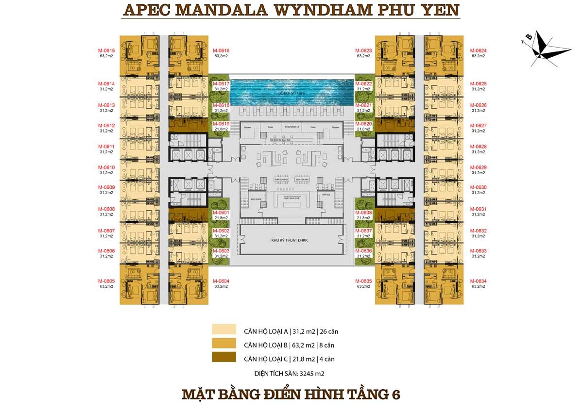 mat-bang-dien-hinh-tang-6-can-ho-apec-mandala-wyndham