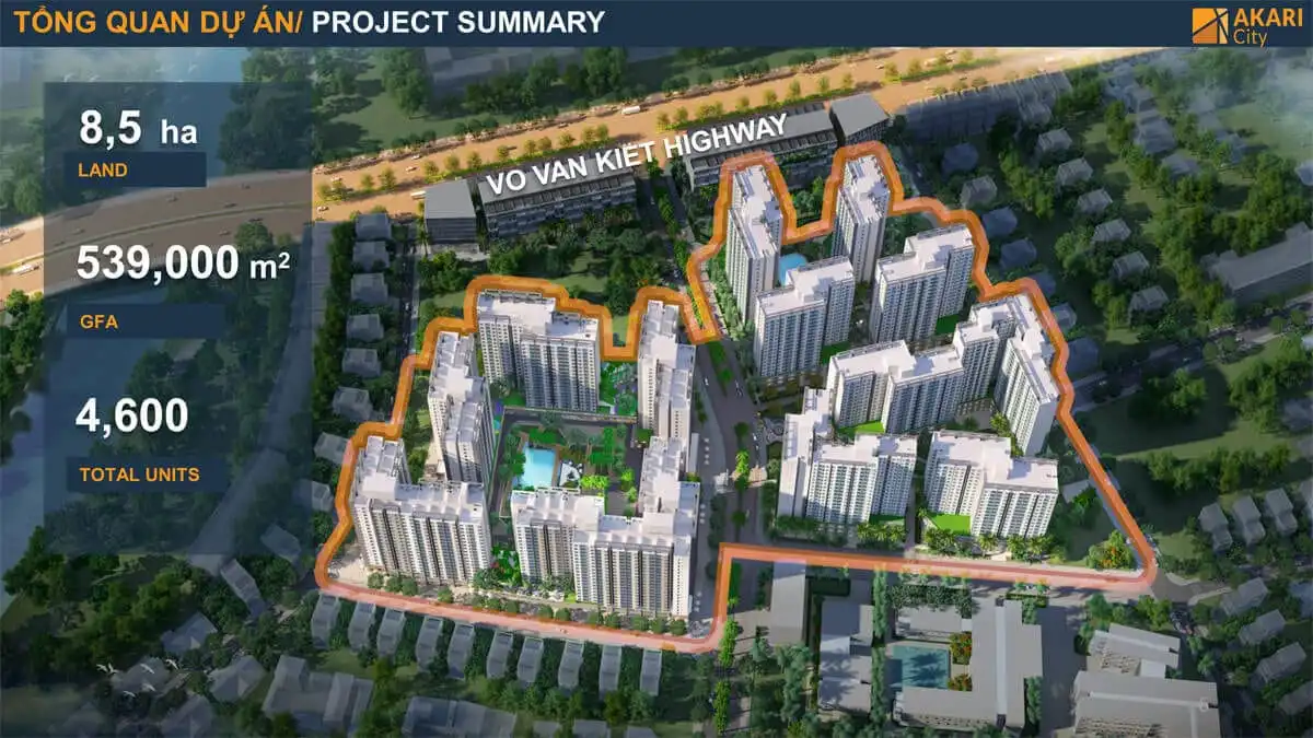 Mặt bằng tông thể Khu dự án Akari City mat-bang-tong-quan-du-an-akari-city