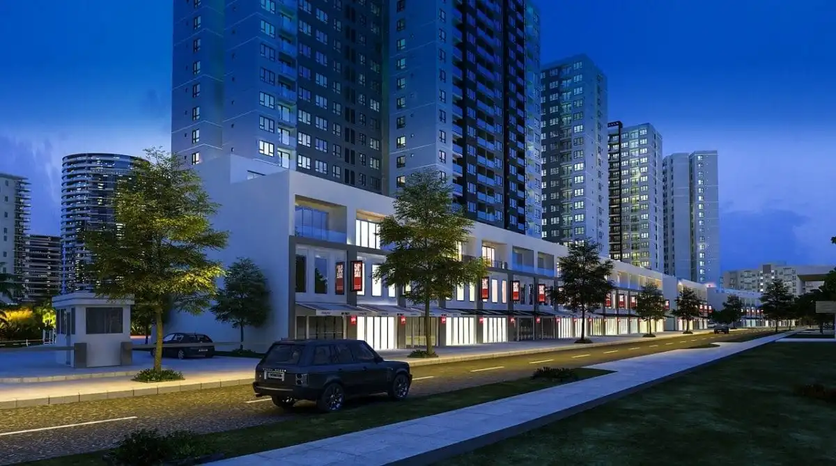 Khu trung tâm thương mại nội khu Căn hộ Akari City Bình Tân phoi-canh-akari-city-binh-tan