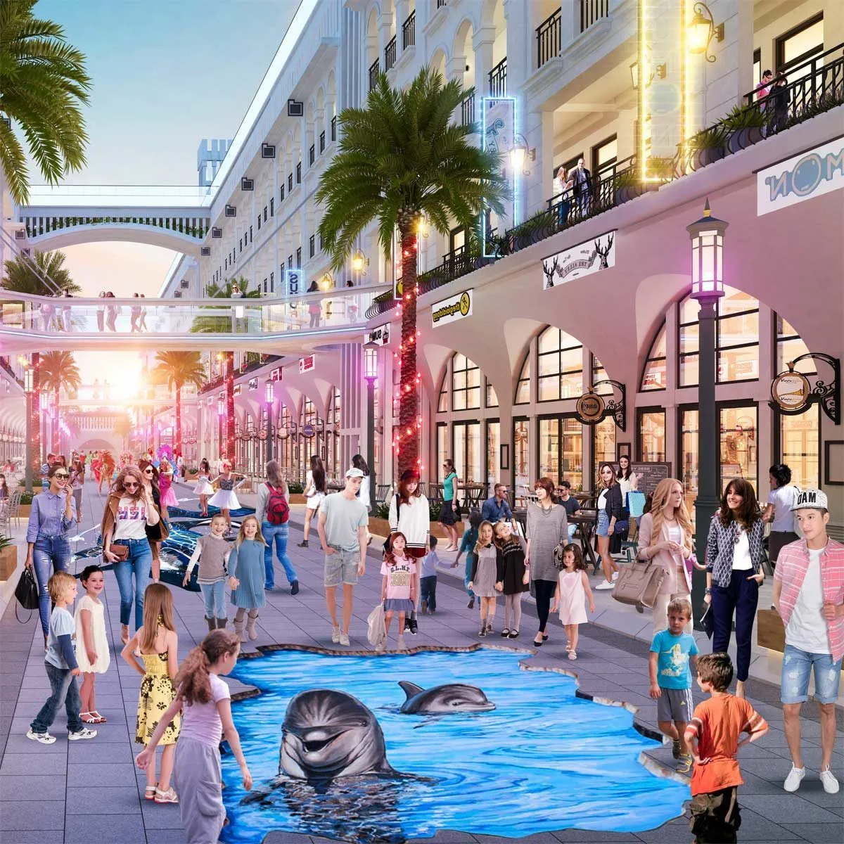 D-ONE SÀI GÒN 14 Cung đường tranh 3D ảo diệu trên từng bước chân