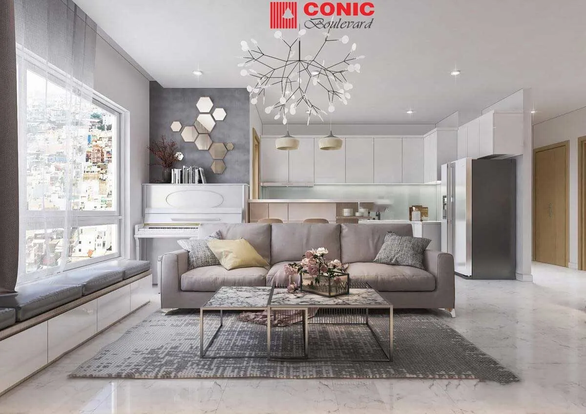 Conic Boulevard Bình Chánh 16 Phòng khách Căn hộ Chung cư Conic Boulevard