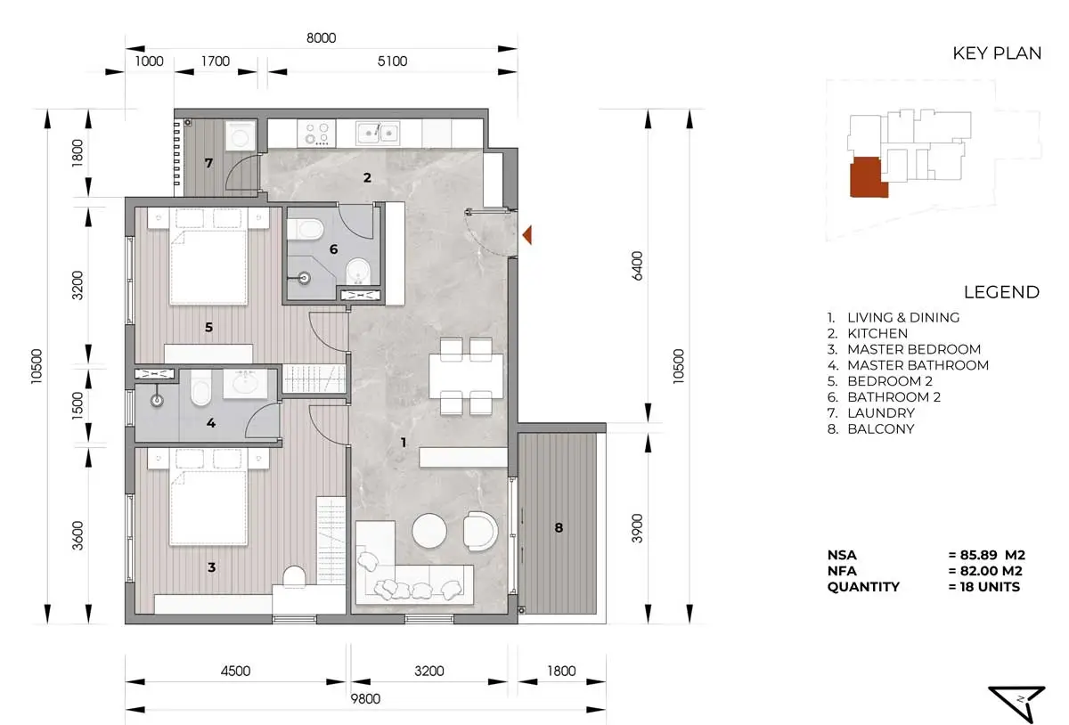 Starlight Residence 17 Thiết kế căn hộ Starlight Residence Bình Tân