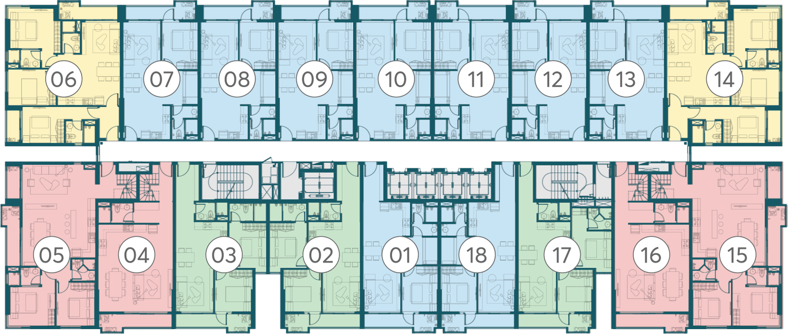 Mặt bằng The Hybrid Tầng 19-20