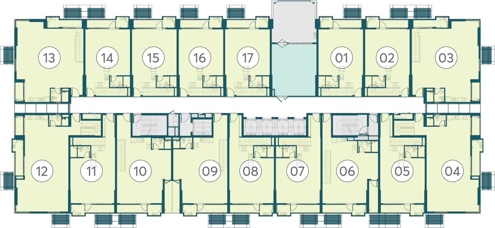 The Hybrid 10 Mặt bằng The Hybrid Tầng 1-2