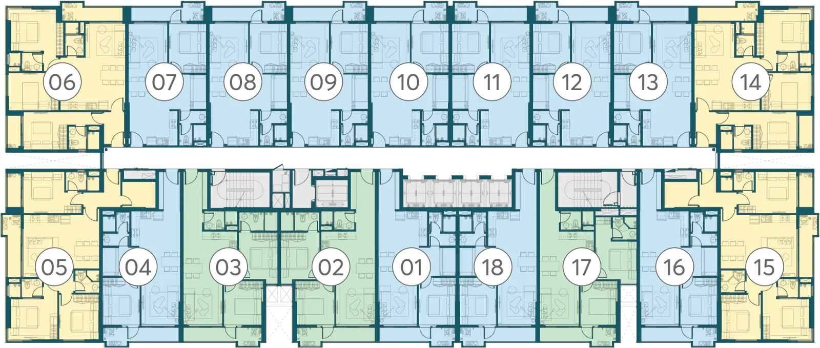 The Hybrid 11 Mặt bằng The Hybrid Tầng 3-18