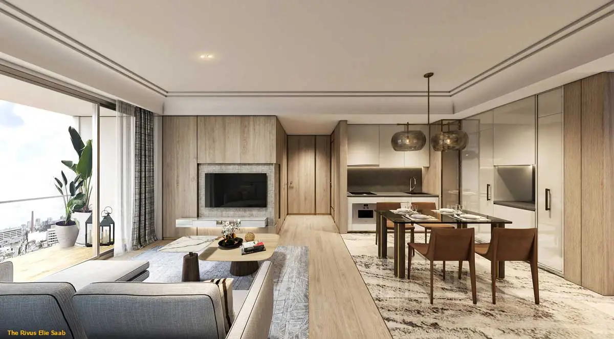 Phòng khách The Rivus Elie Saab Phòng khách The Rivus Elie Saab