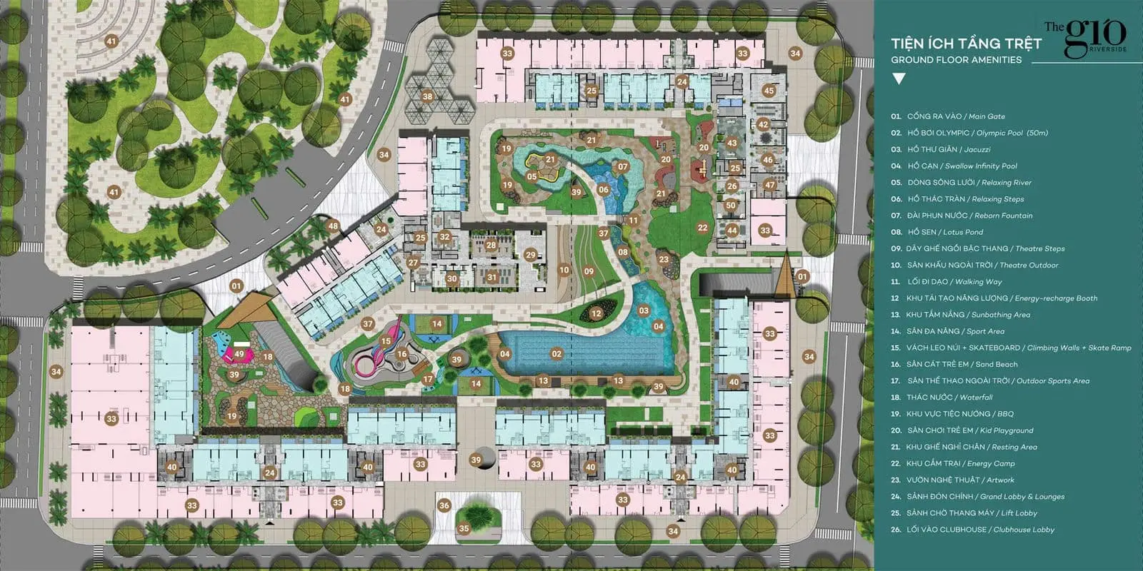 The Gió Riverside 8 Mặt bằng Dự án The Gió Dĩ An Bình Dương