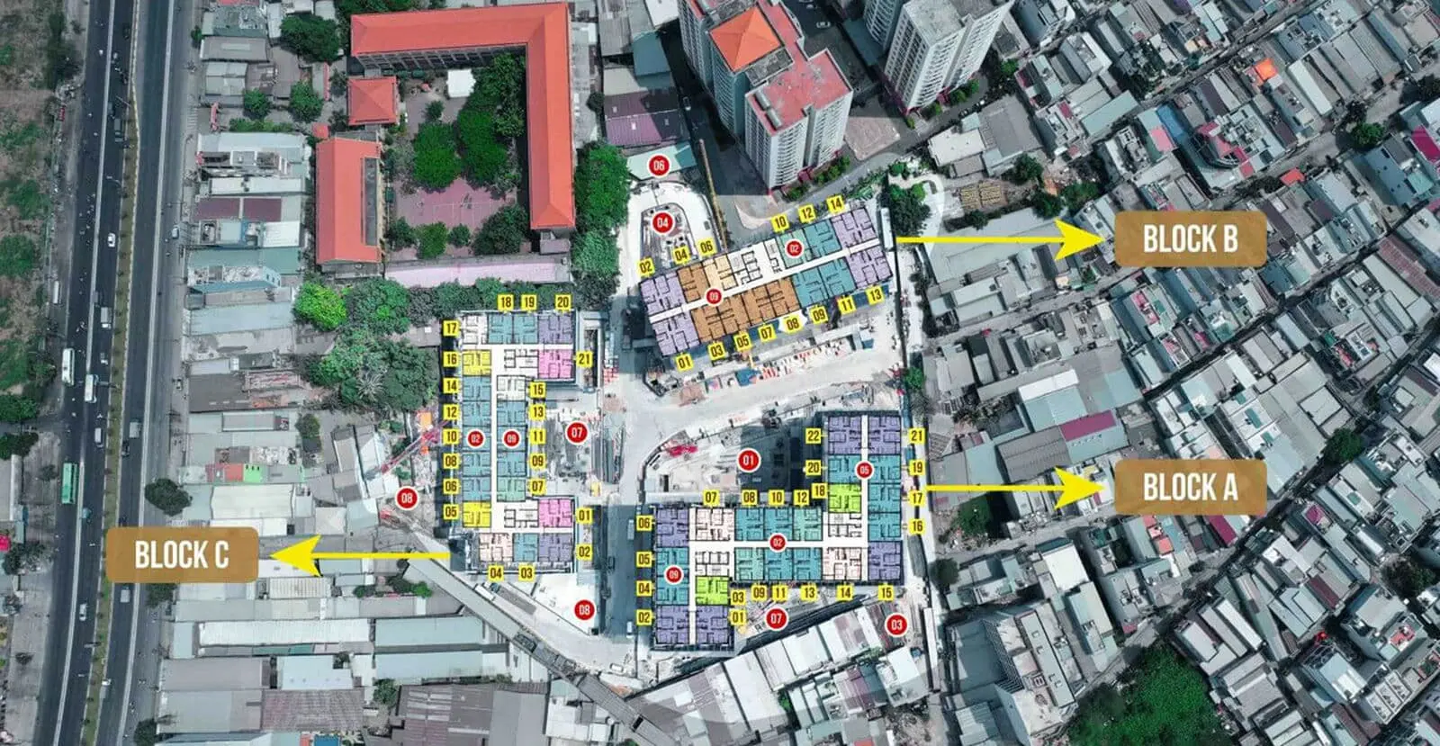 IMPERIAL PLACE BÌNH TÂN 5 Mặt bằng Tổng thể Dự án Căn hộ Imperial Place Bình Tân