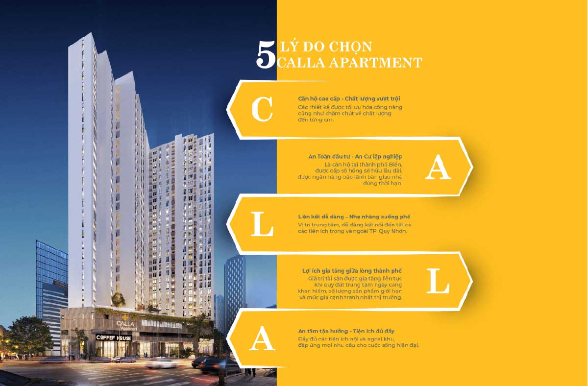 05 Lý do mua Căn hộ Chung cư Calla Apartment Quy Nhơn