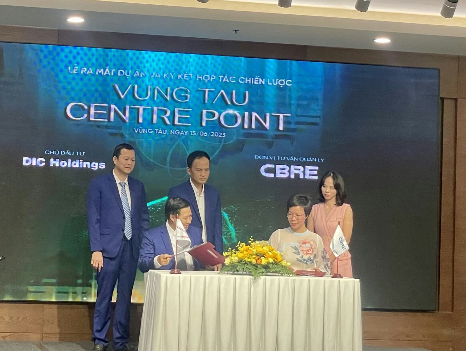 Lễ ký kết hợp tác chiến lược Dự án Vũng Tàu Centre Point