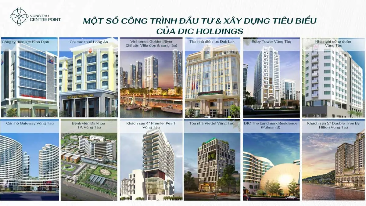 Vũng Tàu Centre Point 13 Các dự án của Chủ đầu tư DIC Holdings