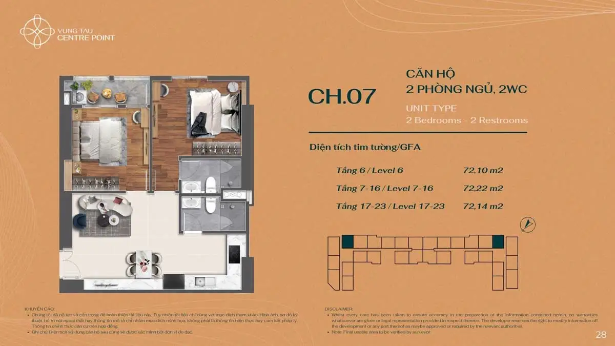 Vũng Tàu Centre Point Thiet ke Can ho CH.07 Vung Tau Centre Point - Vũng Tàu Centre Point