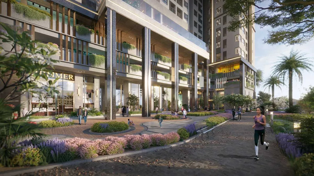 The Maison 6 Tiện ích Đường chạy bộ Dự án Căn hộ The Maison Thủ Dầu Một Bình Dương